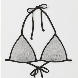 H&M grey and black bikini, Size 4/small